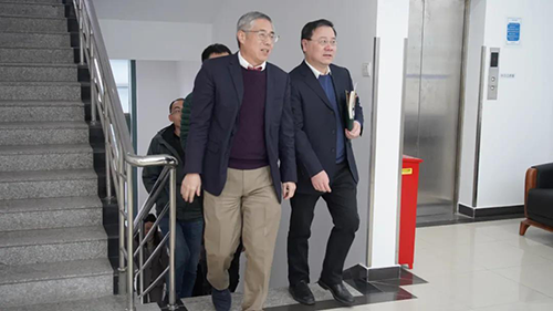 上海市浦东新区当局副区长吴强等调研兰科博弈RankBet生物医药