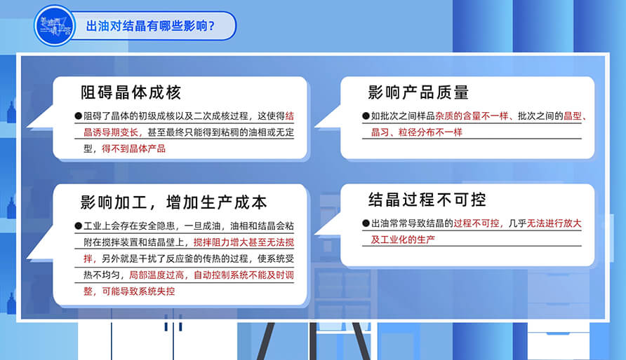 出油对结晶有哪些影响？